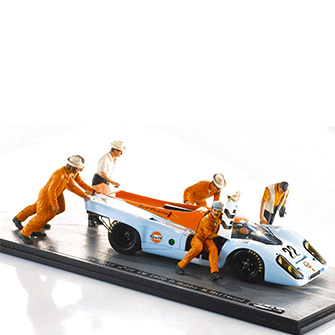 Pit Crew F1 1:43 Figurine à l'échelle (Set de 7)